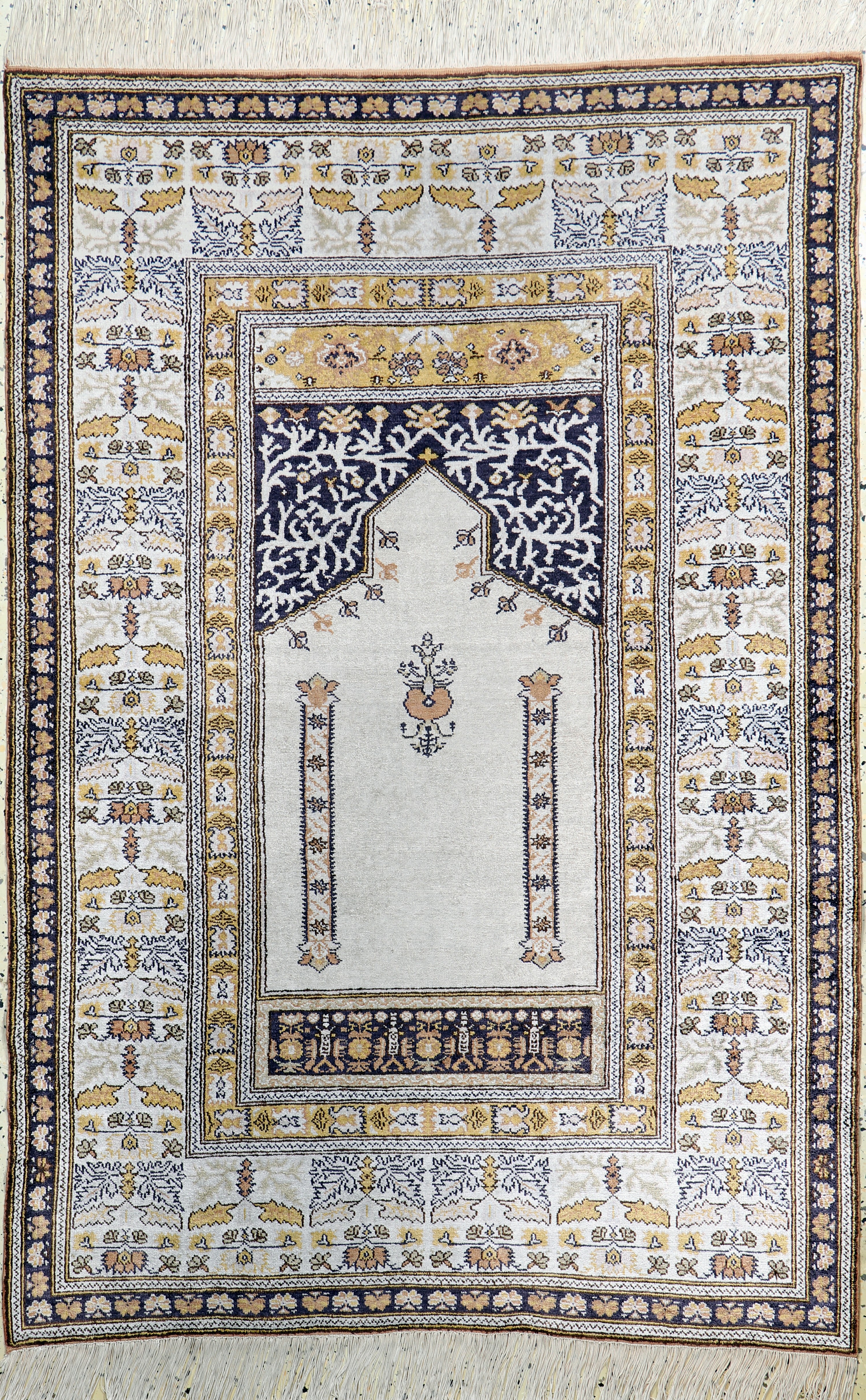 Image 27056713 - Kayseri Flosch, Türkei, Mitte 20.Jhd, merzerisierte Baumwolle, ca. 180 x 120 cm, EHZ: ...