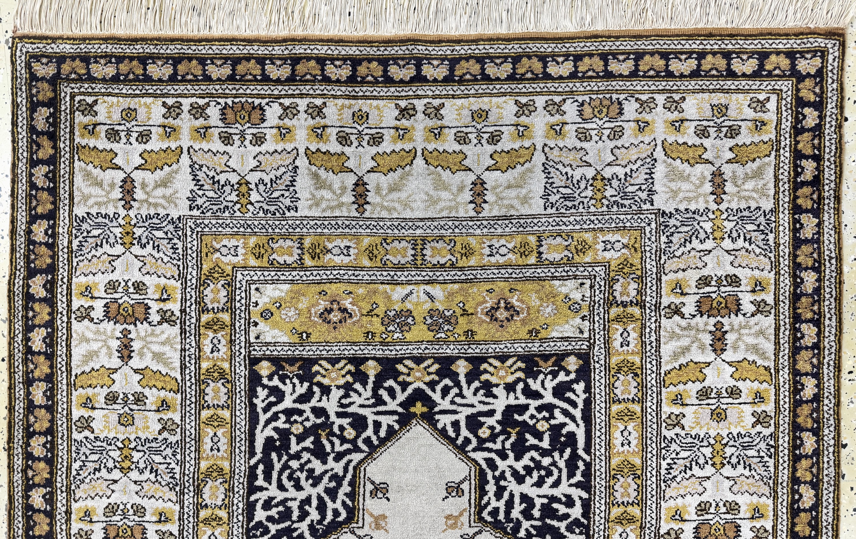 Detail a: Kayseri Flosch, Türkei, Mitte 20.Jhd, merzerisierte Baumwolle, ca. 180 x 120 cm, EHZ: 2