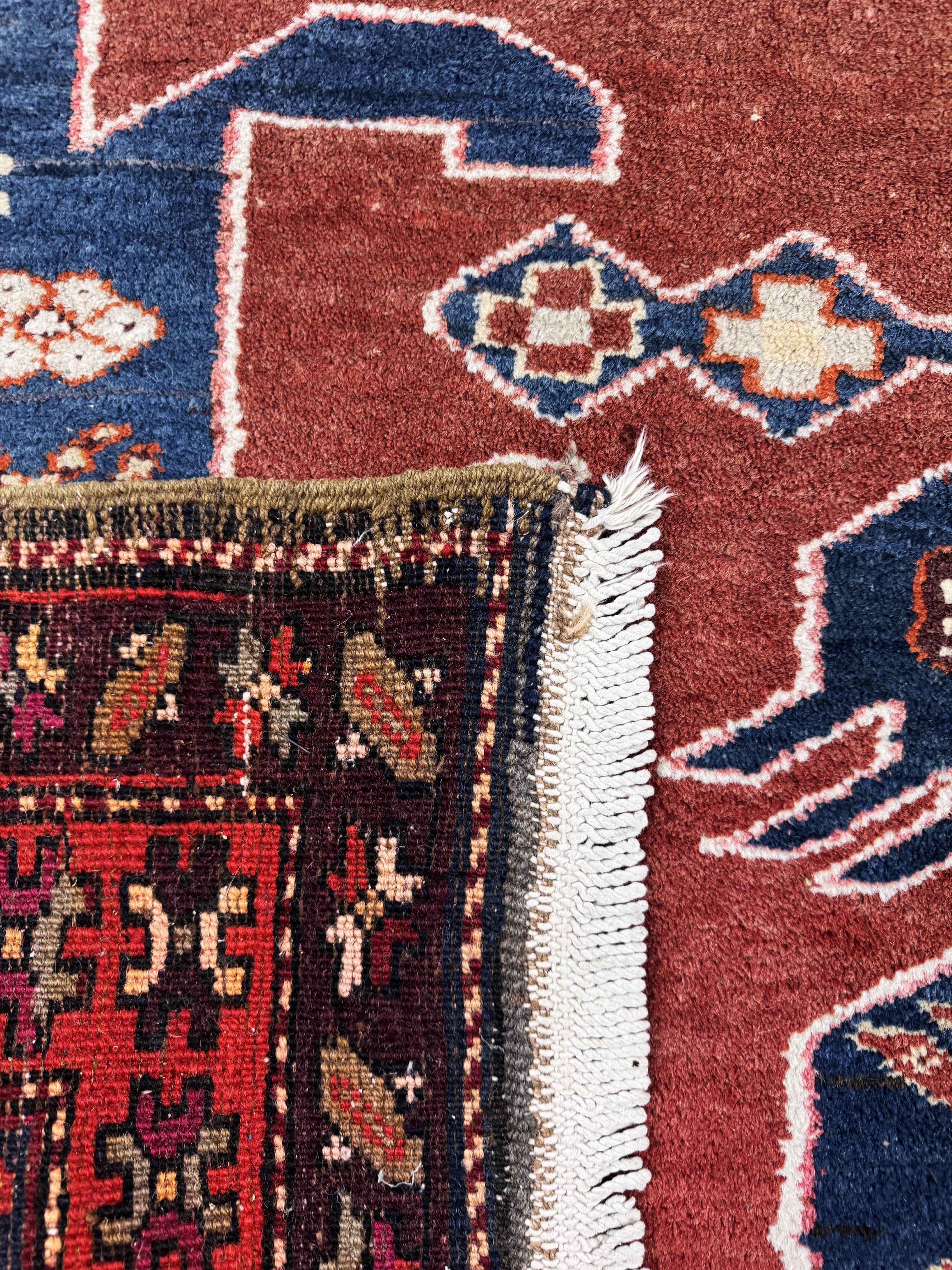 Detail f: Meschgin, Persien, Mitte 20.Jhd, Wolle auf Baumwolle, ca. 410 x 150 cm, EHZ: 2