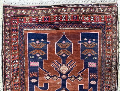 27056714a - Meschgin, Persien, Mitte 20.Jhd, Wolle auf Baumwolle, ca. 410 x 150 cm, EHZ: 2 ...