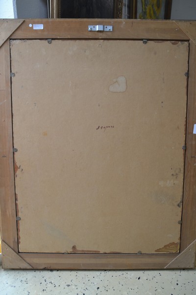 27057072e - Unbekannter Künstler des 18. Jh., Porträt eines Mannes in Rüstung mit rotem Mantel, ...