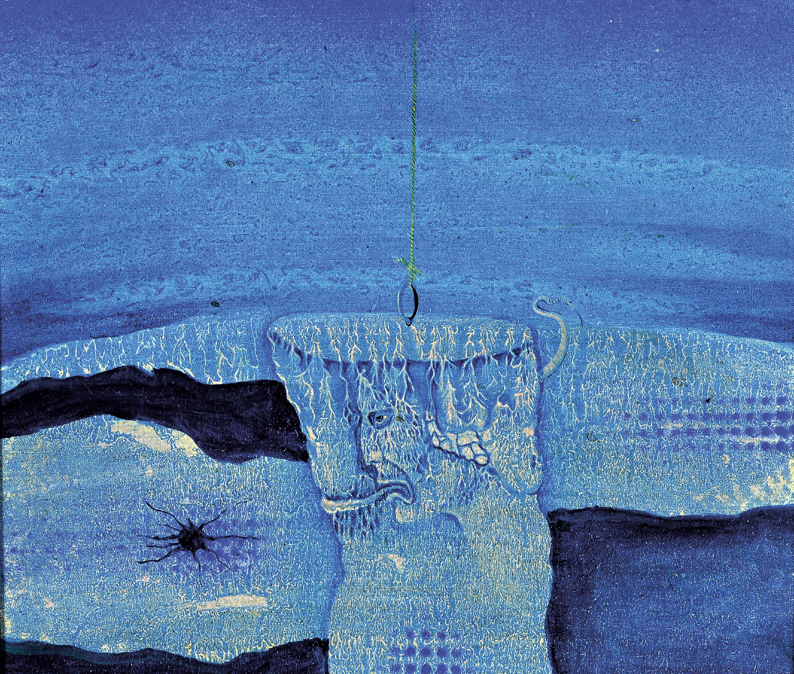 Image 27057481 - Werner Holz, 1948 Grünstadt-1991 Ludwigshafen,#´Stone of the Philosophers#´, oil/wood ...