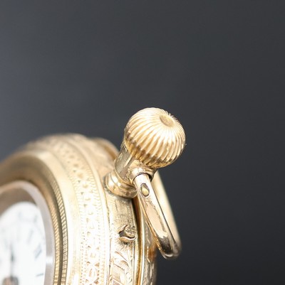 27057426e - 2 Offene Taschenuhren in GG 585/000, Schweiz um 1890/1910, 1x Schlüsselaufzug, teils ...