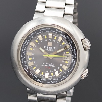27057432a - TISSOT Navigator T12 Herrenarmbanduhr mit Weltzeitanzeige Referenz 44596, Schweiz um ...