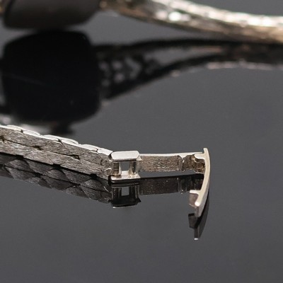 27057433b - ANKER Damenarmbanduhr mit Diamanten in WG 585/000, Schweiz um 1965, Handaufzug, Goldband ...