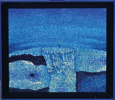 27057481k - Werner Holz, 1948 Grünstadt-1991 Ludwigshafen,#´Stone of the Philosophers#´, oil/wood ...