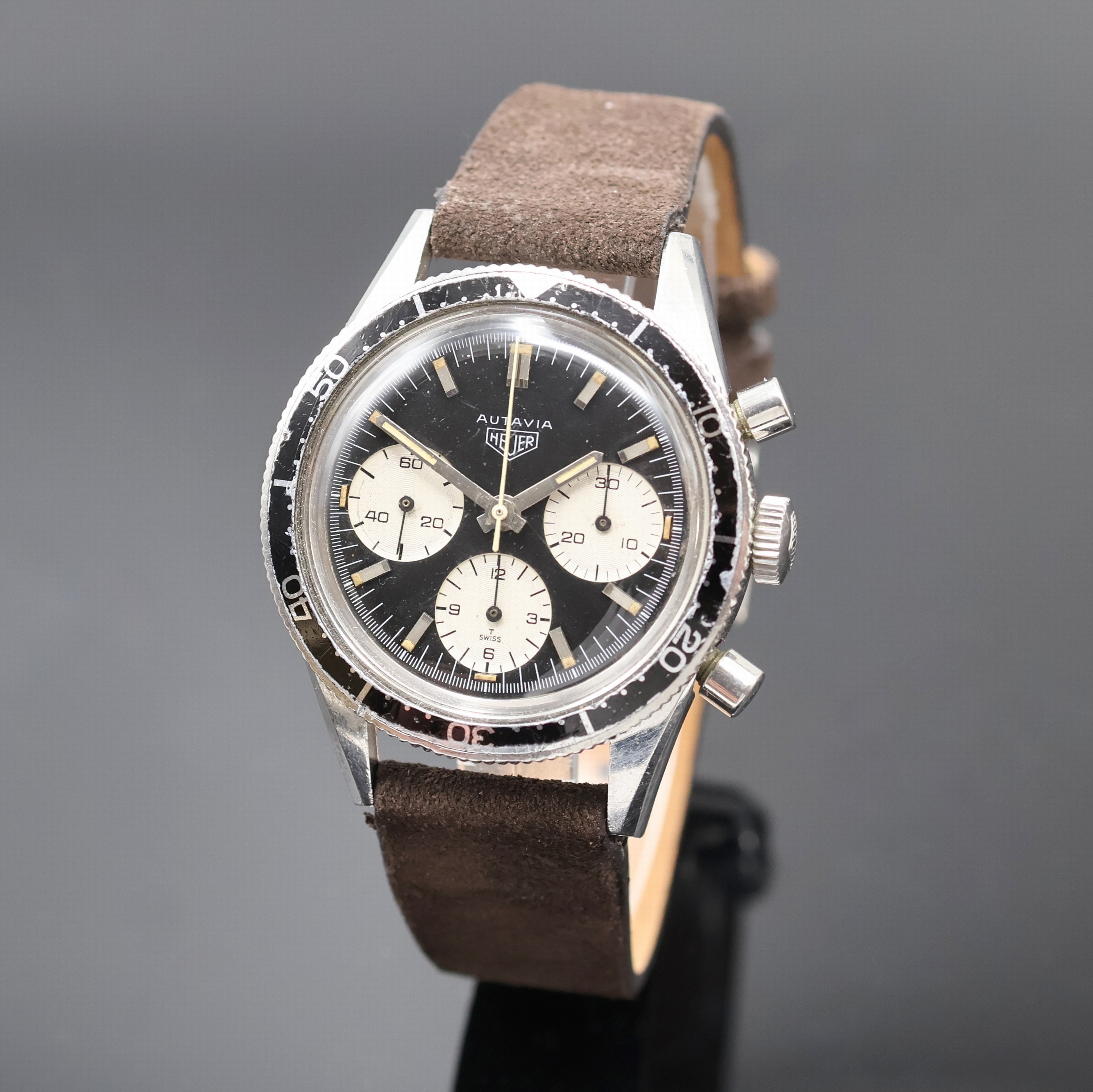 Image 27057887 - HEUER Autavia Schaltradchronograph ´Jochen Rindt´ Referenz 2446, Handaufzug, Schweiz um ...