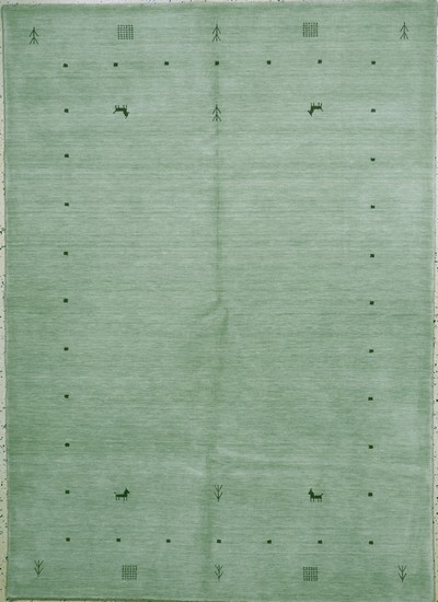 Image Gabbeh, Indien, Neu, Wolle auf Baumwolle, ca. 237 x 150 cm. Schätzpreis: 790, - EUR