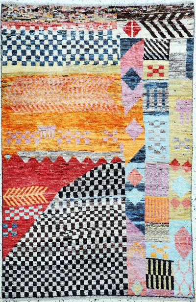 Image Gabbeh´Modern´, Persien, Neuwertig, Wolle auf Wolle, ca. 184 x 122 cm Schätzpreis: ...