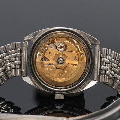 27057857f - ENICAR Sherpa 300 Armbanduhr in Stahl an Stahlband Referenz 144-39-16, Schweiz 1970er ...