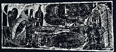 Image Ludwig Feil, 1910 Worms-1980 Mannheim, 7 Grafiken, 5 Radierungen ´Luftpuppe´, ´Mann´, ...