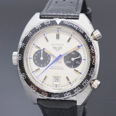 27057891a - HEUER Autavia ´Jo Siffert´ seltener Armbandchronograph Referenz 1163, Automatik, Schweiz ...