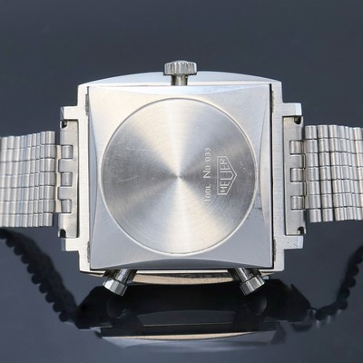 27057892f - HEUER Monaco ´Steve McQueen´ Armbandchronograph Referenz 1133, Schweiz um 1972, ...