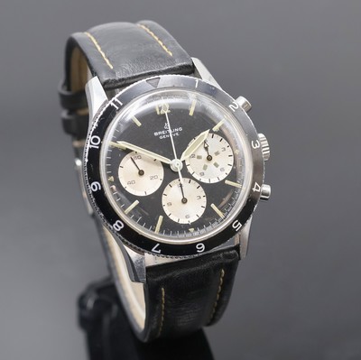 27057895b - BREITLING 765 Co-Pilot Armbandchronograph, Schweiz um 1967, Handaufzug, Edelstahlgeh. ...