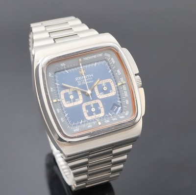 27057896b - ZENITH El Primero TV-Screen Armbandchronograph Referenz 01-0200-415 in Stahl, Schweiz um ...