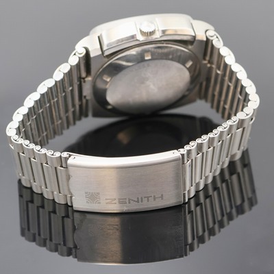 27057896c - ZENITH El Primero TV-Screen Armbandchronograph Referenz 01-0200-415 in Stahl, Schweiz um ...