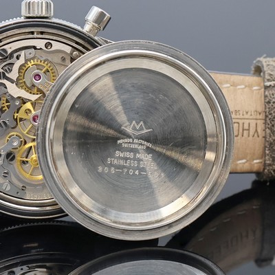 27057897f - MOVADO Super Sub Sea Armbandchronograph, Schweiz um 1968, Handaufzug, verschr. Stahlgeh. ...