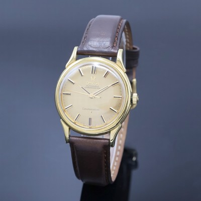 Image OMEGA Constellation Chronometer Armbanduhr in GG 750/000 Referenz 14381 82 SC, Schweiz ...