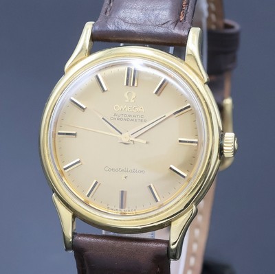 27057899a - OMEGA Constellation chronometer 18k yellow gold wristwatch reference 14381 82 SC, ...