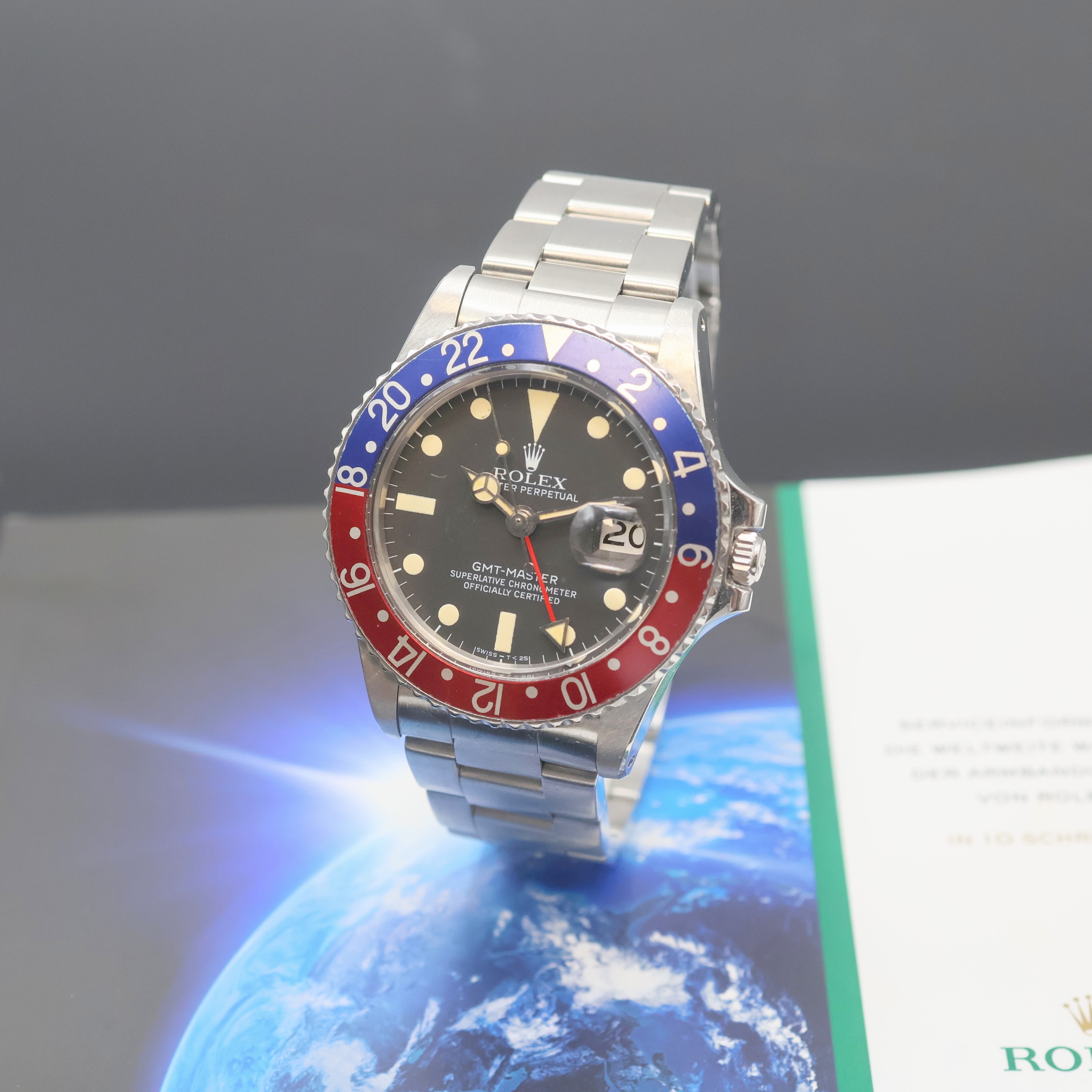 Image 27057905 - ROLEX Oyster Perpetual GMT-Master gents wristwatch reference 1675, Switzerland around ...