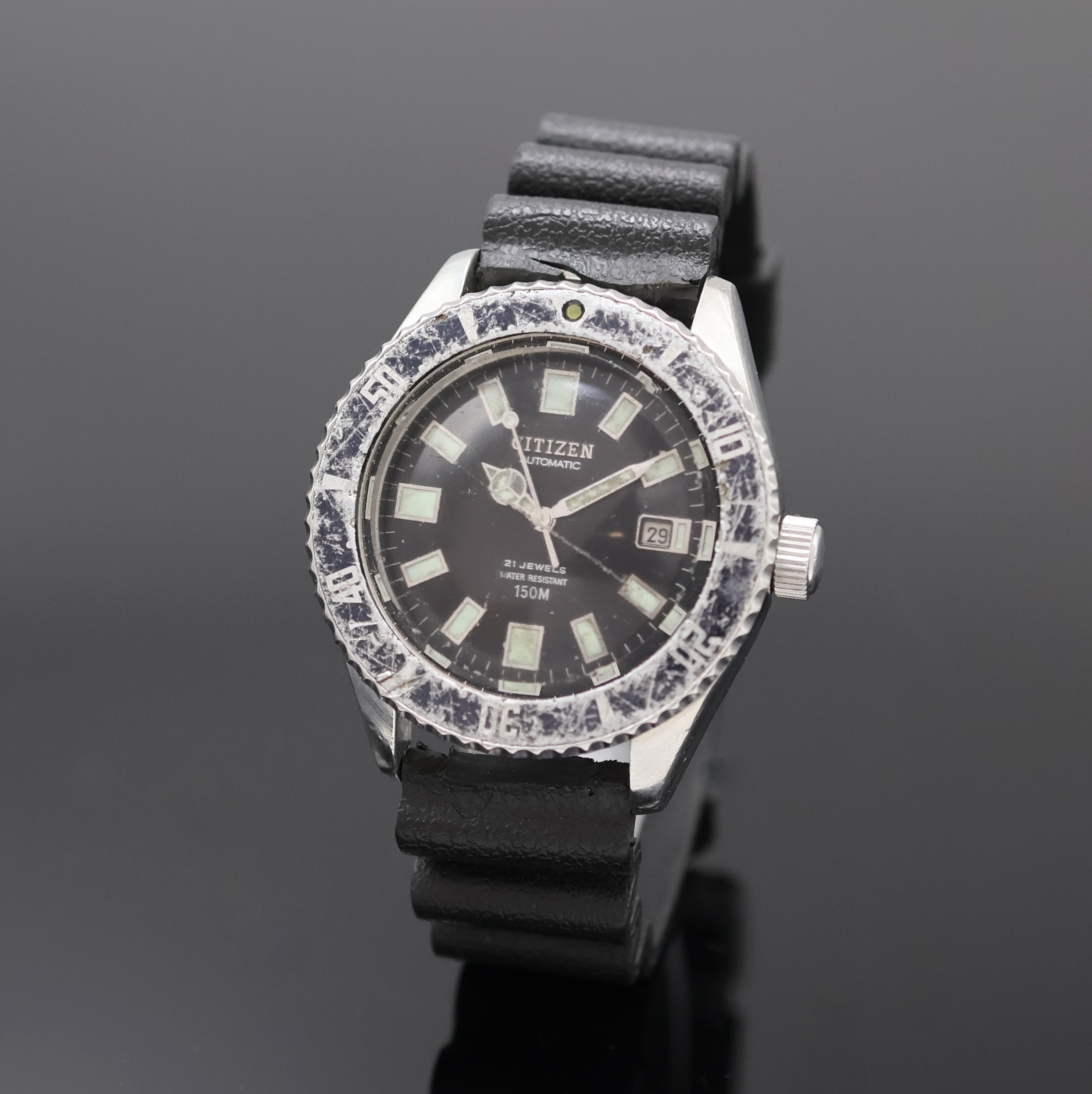 Image 27057951 - CITIZEN Taucherarmbanduhr Referenz 4- 820789Y, Japan 1960er Jahre, Automatik, ...