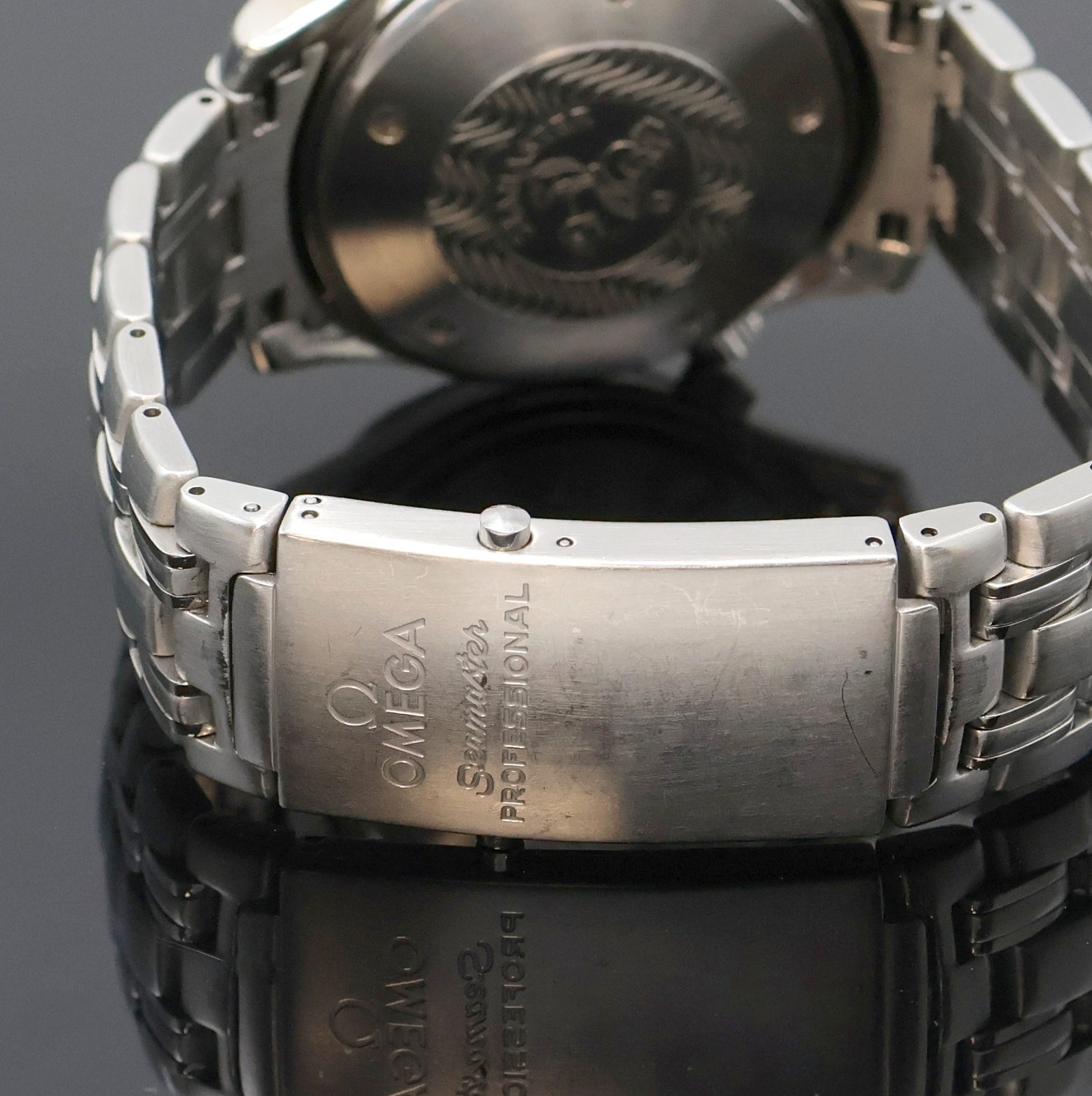 Detail b: OMEGA Seamaster Professional Chronometer Herrenchronograph Referenz 178.0504, Schweiz um 2000, Automatik, Edelstahlgeh. inkl. orig. Stahlband m. ...