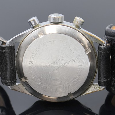 27057900d - JUNGHANS Bundeswehr Armbandchronograph, Deutschland um 1960, Handaufzug, verchr. Geh., ...