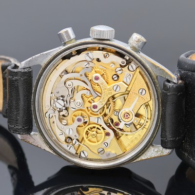 27057900e - JUNGHANS Bundeswehr Armbandchronograph, Deutschland um 1960, Handaufzug, verchr. Geh., ...