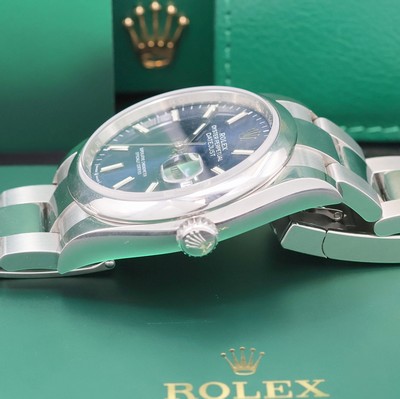 27057901d - ROLEX Oyster Perpetual Datejust Armbanduhr Referenz 126200, Schweiz verk. lt. beil. Pap. ...