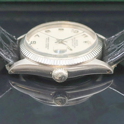 27057902d - ROLEX Oyster Perpetual Datejust Damenarmbanduhr Referenz 6624, Schweiz um 1967, ...