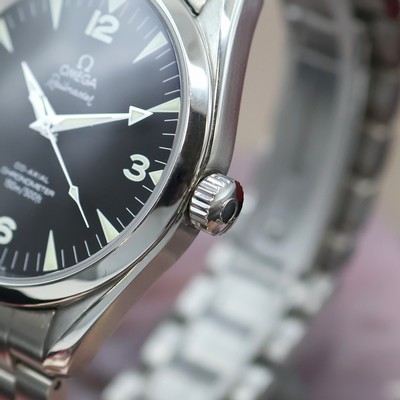 27057947b - OMEGA Railmaster Aqua Terra Co-Axial Chronometer Herrenarmbanduhr Referenz 28025237, ...