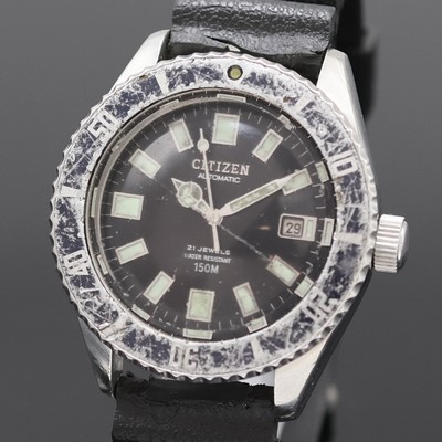 27057951a - CITIZEN Taucherarmbanduhr Referenz 4- 820789Y, Japan 1960er Jahre, Automatik, ...
