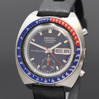 27057952a - SEIKO Schaltradchronograph Referenz 3139-6000, Japan um 1969, Automatik, Edelstahlgeh., ...