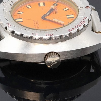 27057972b - DOXA by Synchron SUB 300T Professional Taucherarmbanduhr in Stahl, Schweiz um 1970, ...