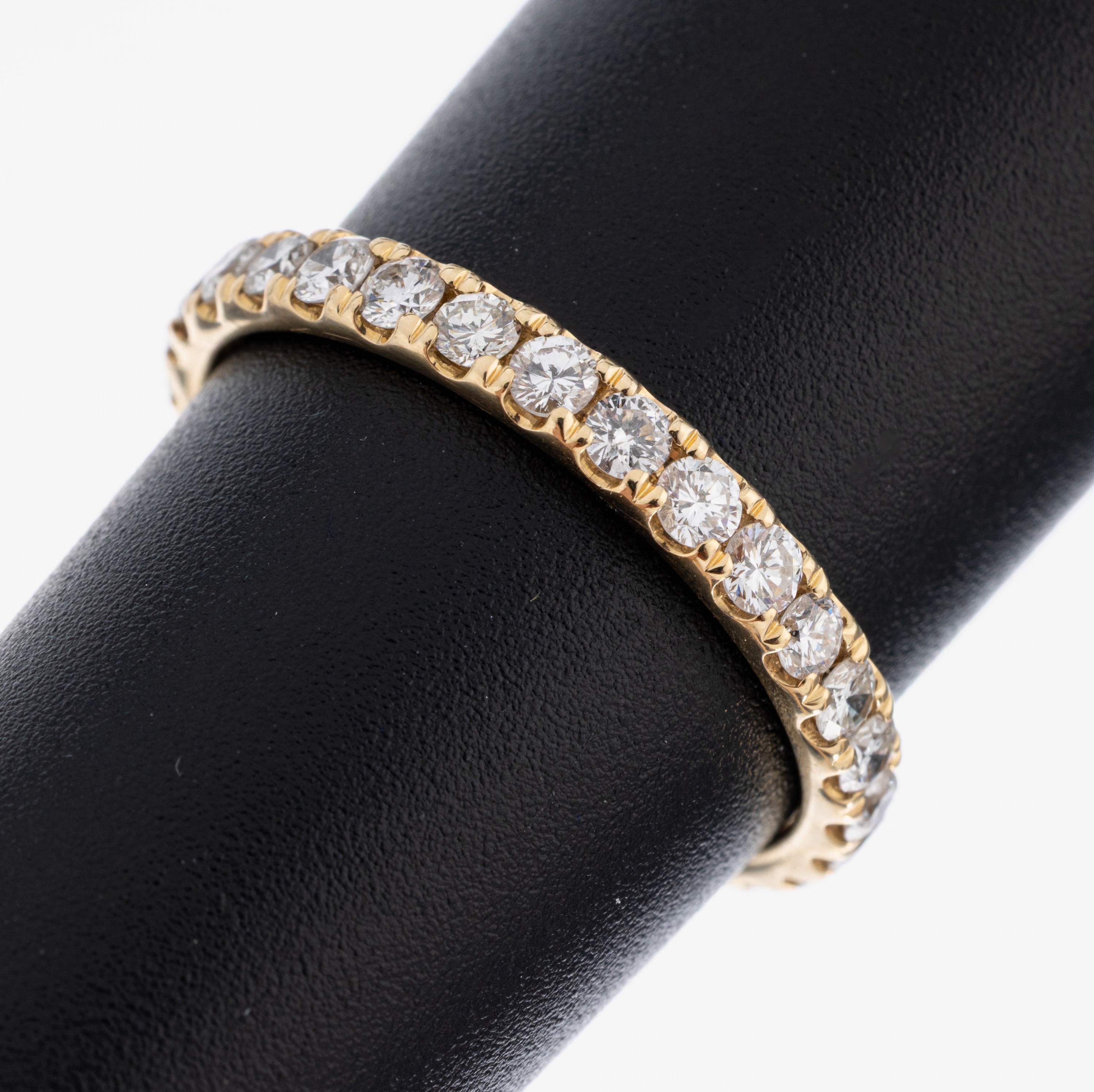 Image 27058131 - 14 kt gold brilliant-memoryring , YG 585/000, 29 brilliants total approx. 1.15 ct ...