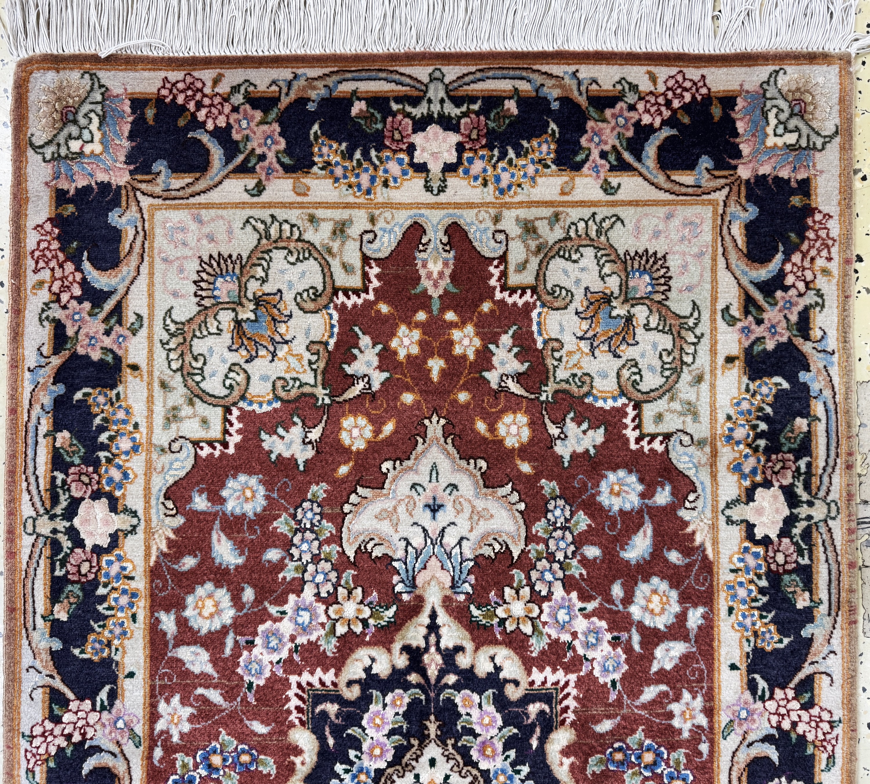 Detail d: 3 Lots Täbriz fein(50 Raj), Persien, Ende 20.Jhd, Korkwolle mit Seide, ca. 130 x 70 cm, EHZ: 2