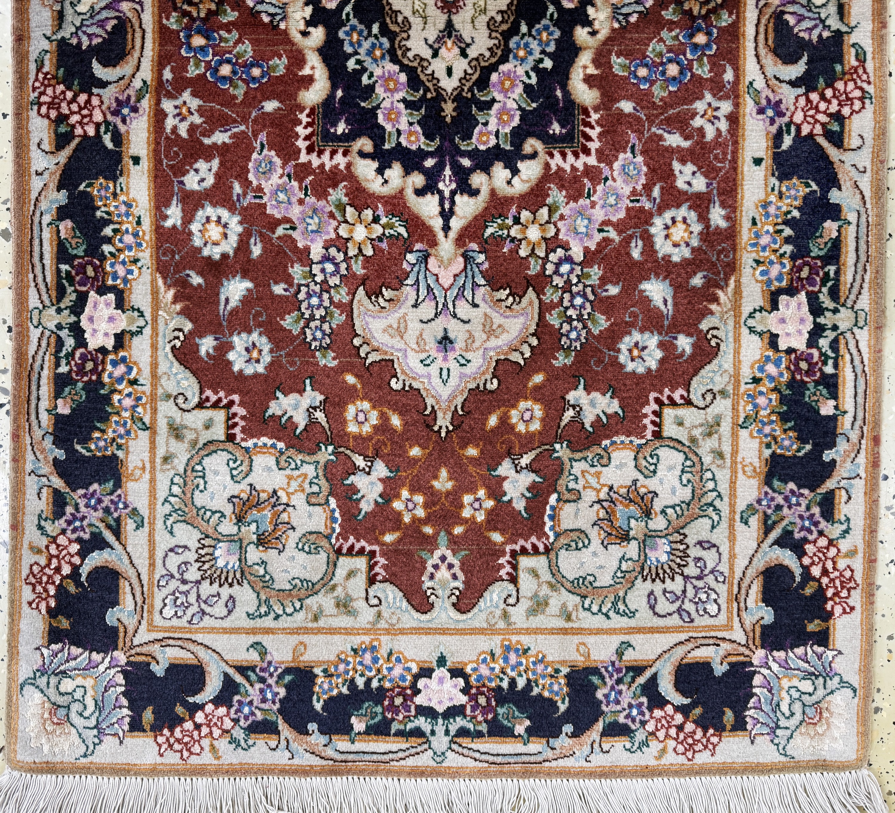 Detail e: 3 Lots Täbriz fein(50 Raj), Persien, Ende 20.Jhd, Korkwolle mit Seide, ca. 130 x 70 cm, EHZ: 2