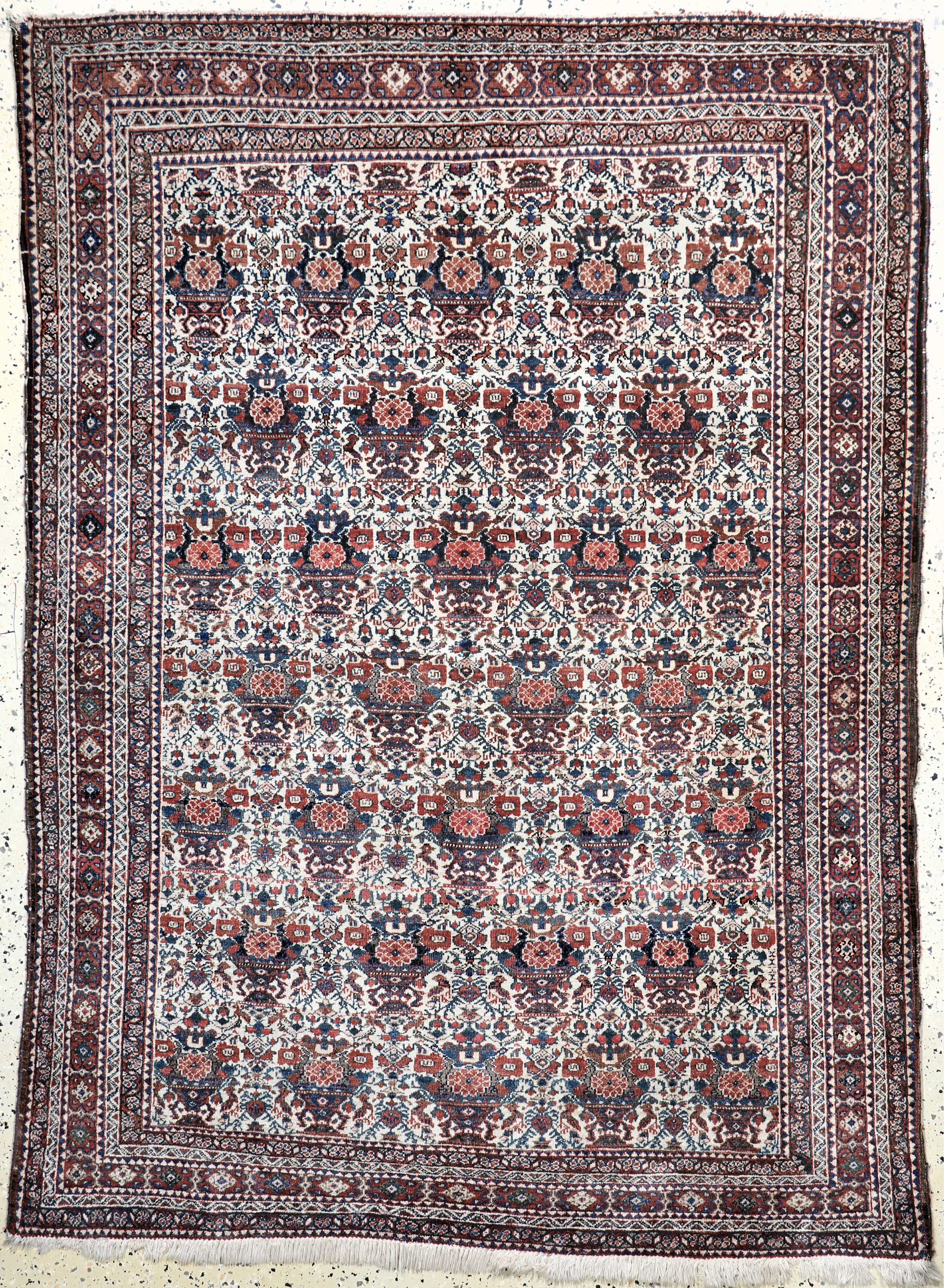 Image 27058154 - Afschar antik, Persien, um 1900, Wolle auf Baumwolle, ca. 199 x 144 cm, EHZ: 2-3 ...