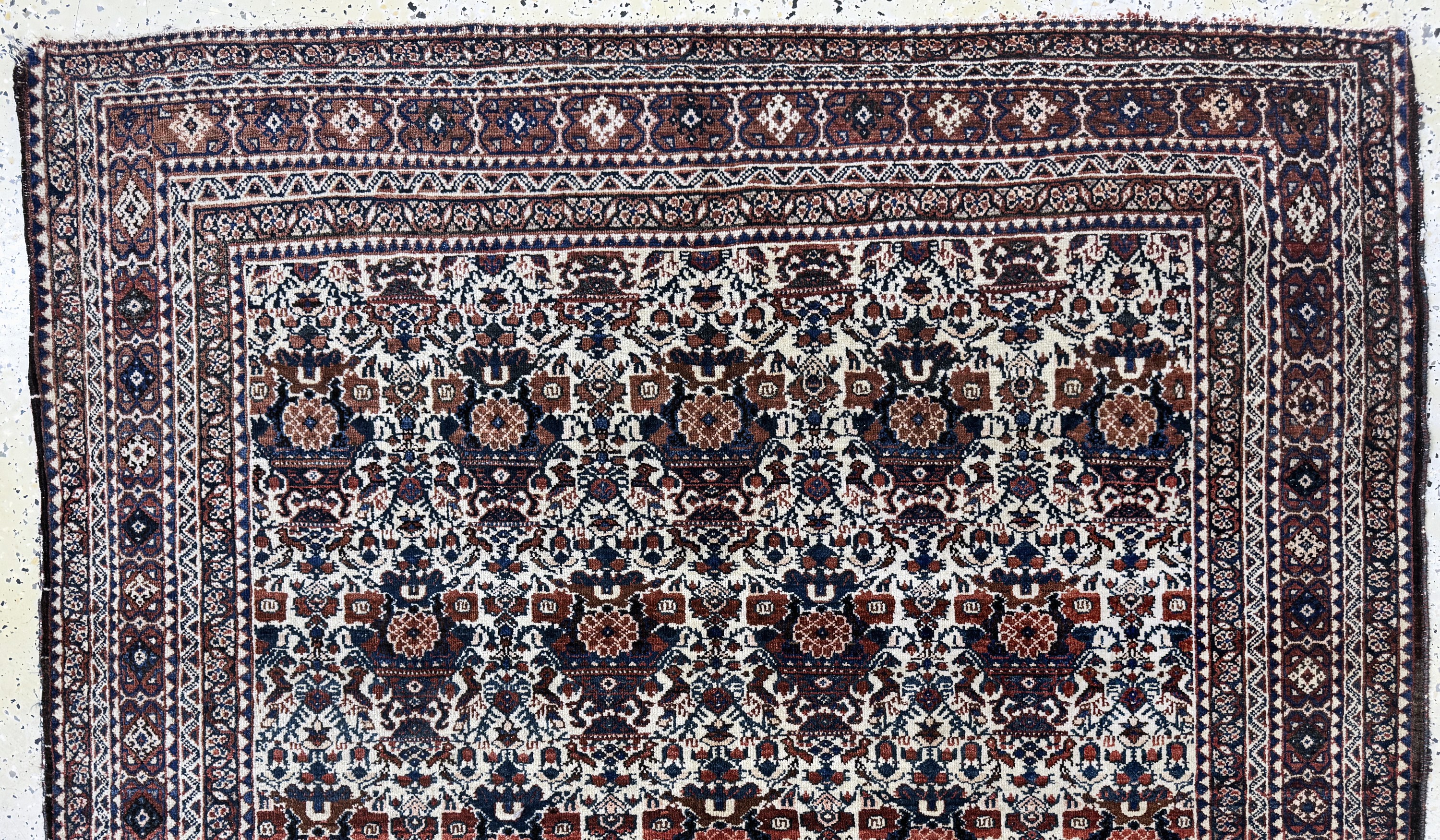 Detail a: Afschar antik, Persien, um 1900, Wolle auf Baumwolle, ca. 199 x 144 cm, EHZ: 2-3