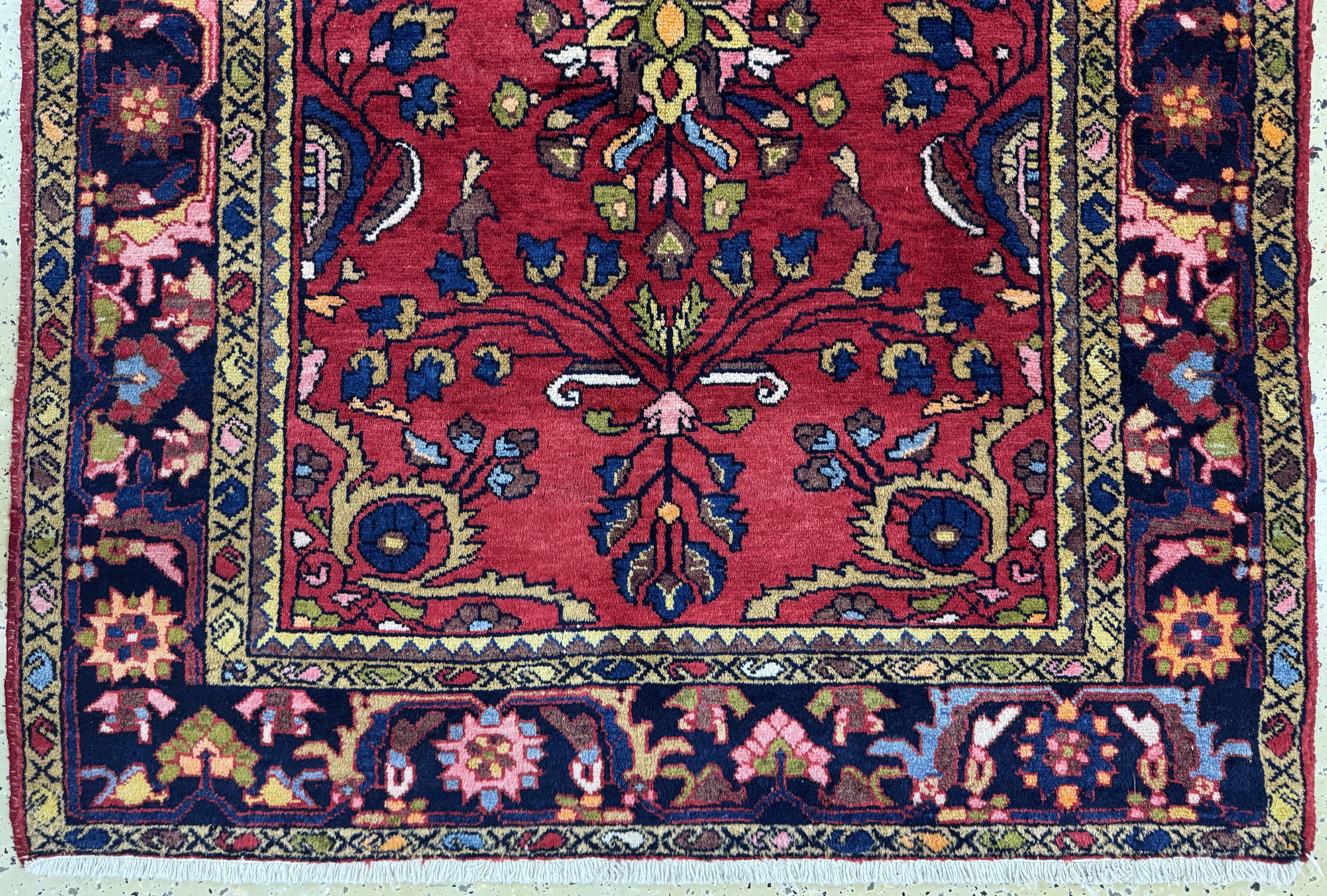 Detail c: Lilian, Persien, Mitte 20.Jhd, Wolle auf Baumwolle, ca. 259 x 137 cm, EHZ: 2