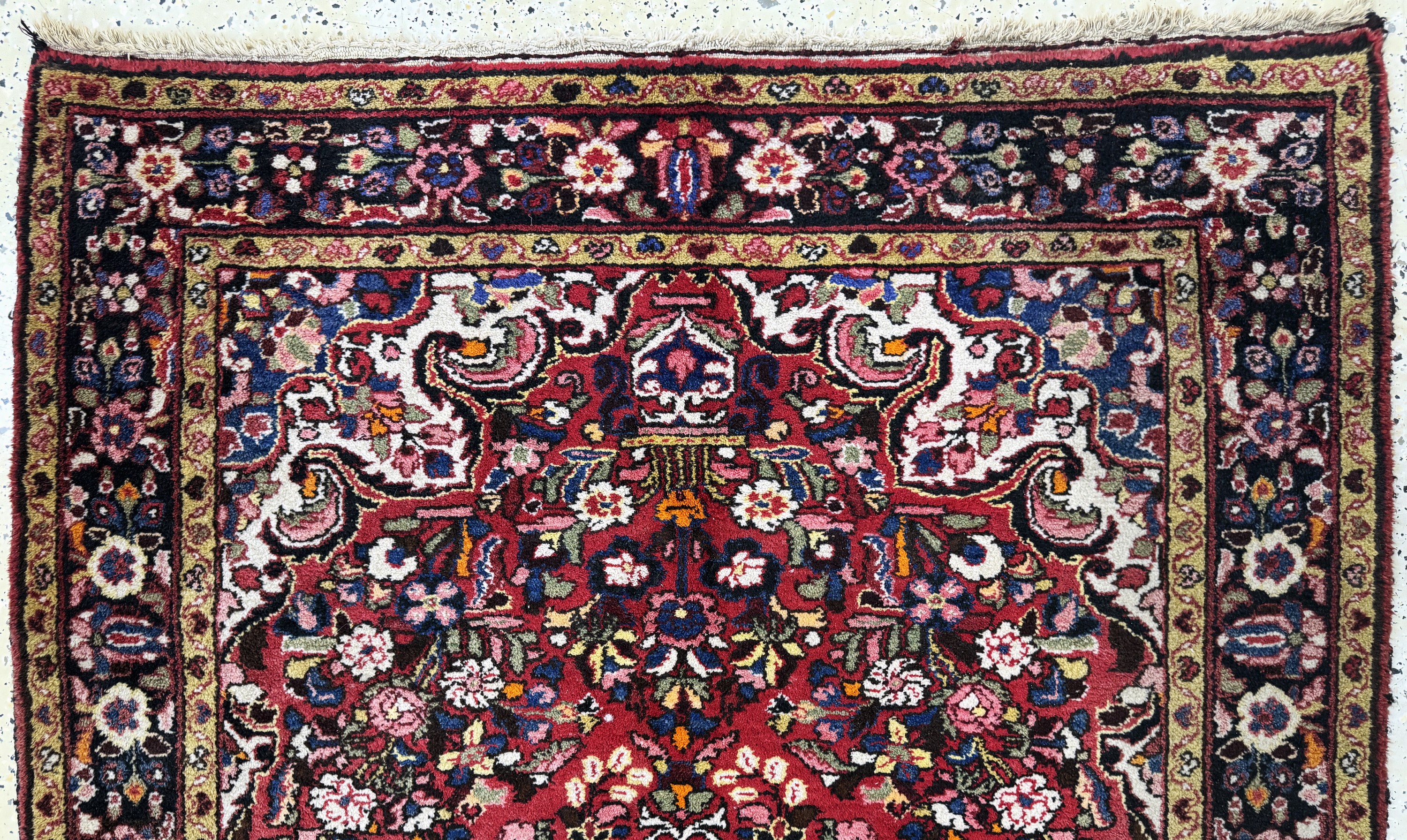 Detail a: Borchalou, Persien, Mitte 20.Jhd, Wolle aufBaumwolle, ca. 224 x 145 cm, EHZ: 2