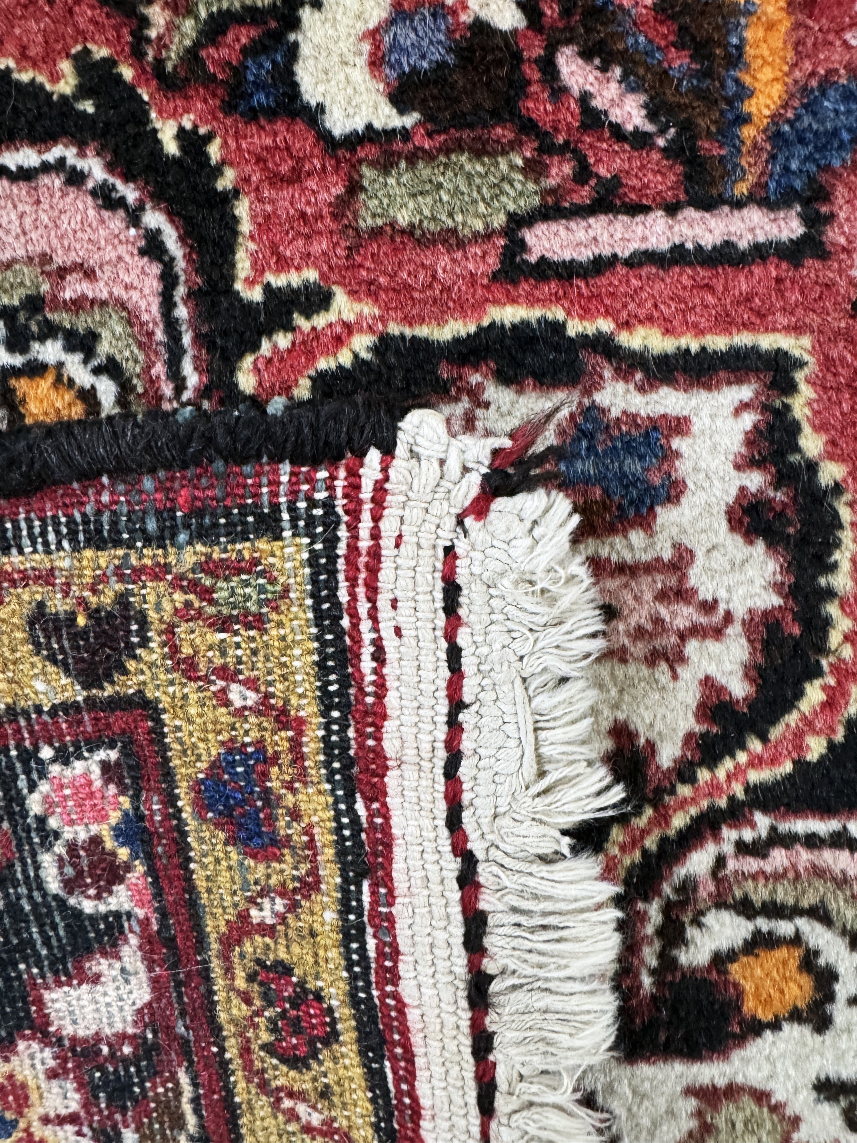 Detail f: Borchalou, Persien, Mitte 20.Jhd, Wolle aufBaumwolle, ca. 224 x 145 cm, EHZ: 2