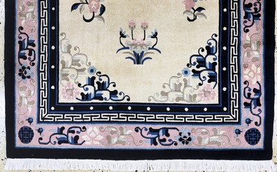 27058149c - Antik Finish, China, Ende 20.Jhd, Wolle aufBaumwolle, ca. 188 x 120 cm, gereinigt, EHZ: ...