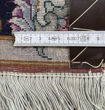 27058151f - 3 Lots Täbriz fein(50 Raj), Persien, Ende 20.Jhd, Korkwolle mit Seide, ca. 130 x 70 ...