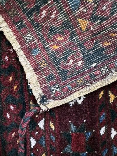 27058153g - 2 Lots Torba & Tschowal, Turkmenistan, Anfang 20.Jhd, Wolle auf Wolle, ca. 114 x 85 cm, ...