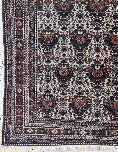 27058154c - Afschar antik, Persien, um 1900, Wolle auf Baumwolle, ca. 199 x 144 cm, EHZ: 2-3 ...