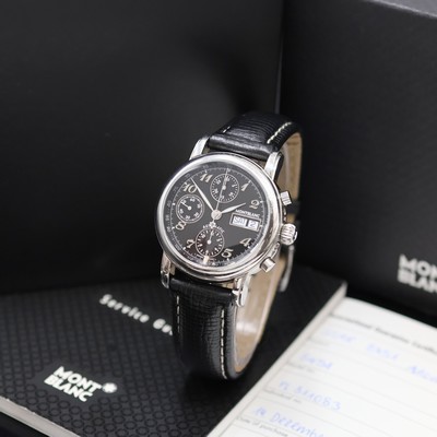 Image MONTBLANC Star Meisterstück Herrenchronograph Referenz 7016, Schweiz verk. lt. beil. ...