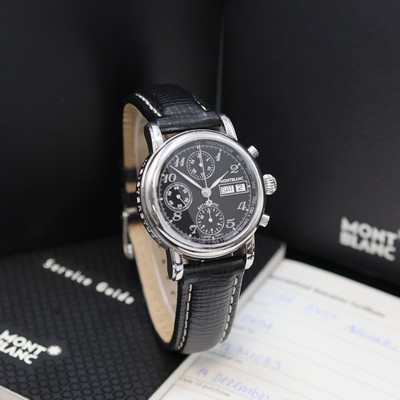 27058169b - MONTBLANC Star Meisterstück Herrenchronograph Referenz 7016, Schweiz verk. lt. beil. ...