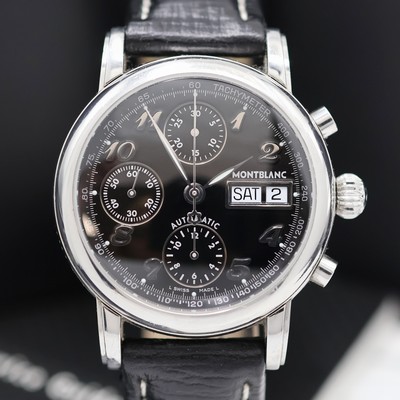 27058169c - MONTBLANC Star Meisterstück Herrenchronograph Referenz 7016, Schweiz verk. lt. beil. ...