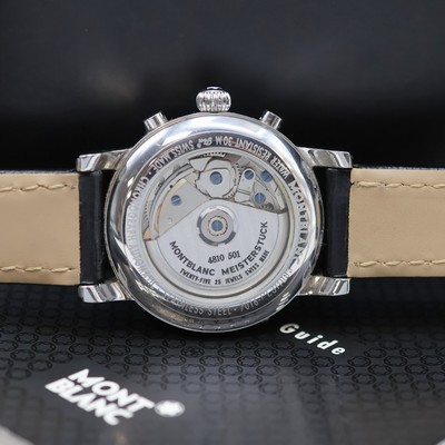 27058169f - MONTBLANC Star Meisterstück Herrenchronograph Referenz 7016, Schweiz verk. lt. beil. ...